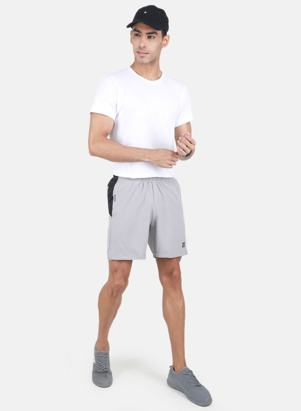 Rock-it Men Grey Solid Short