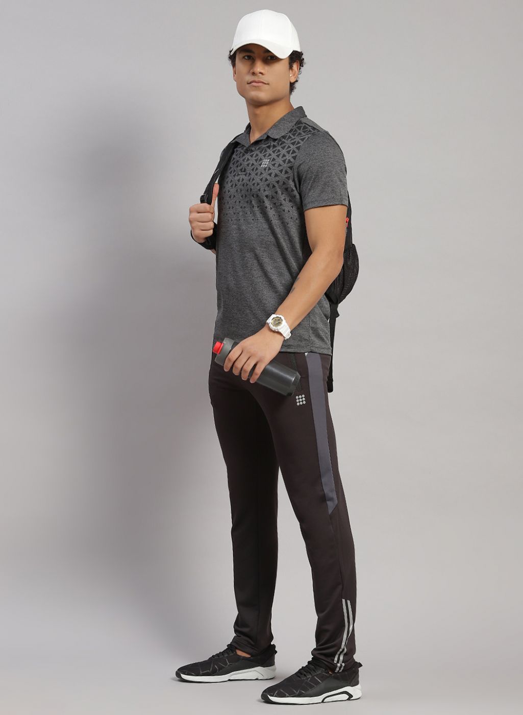 Men Black Regular Fit Lower