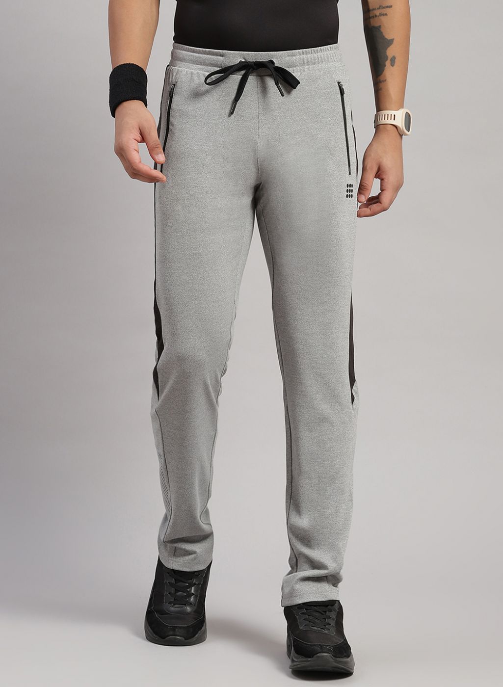 Men Grey Regular Fit Lower