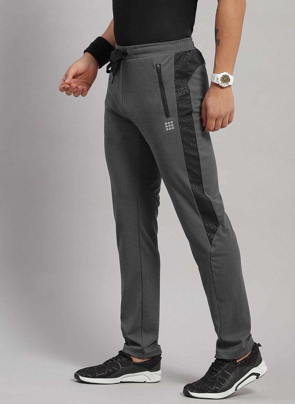 Men Grey Regular Fit Lower