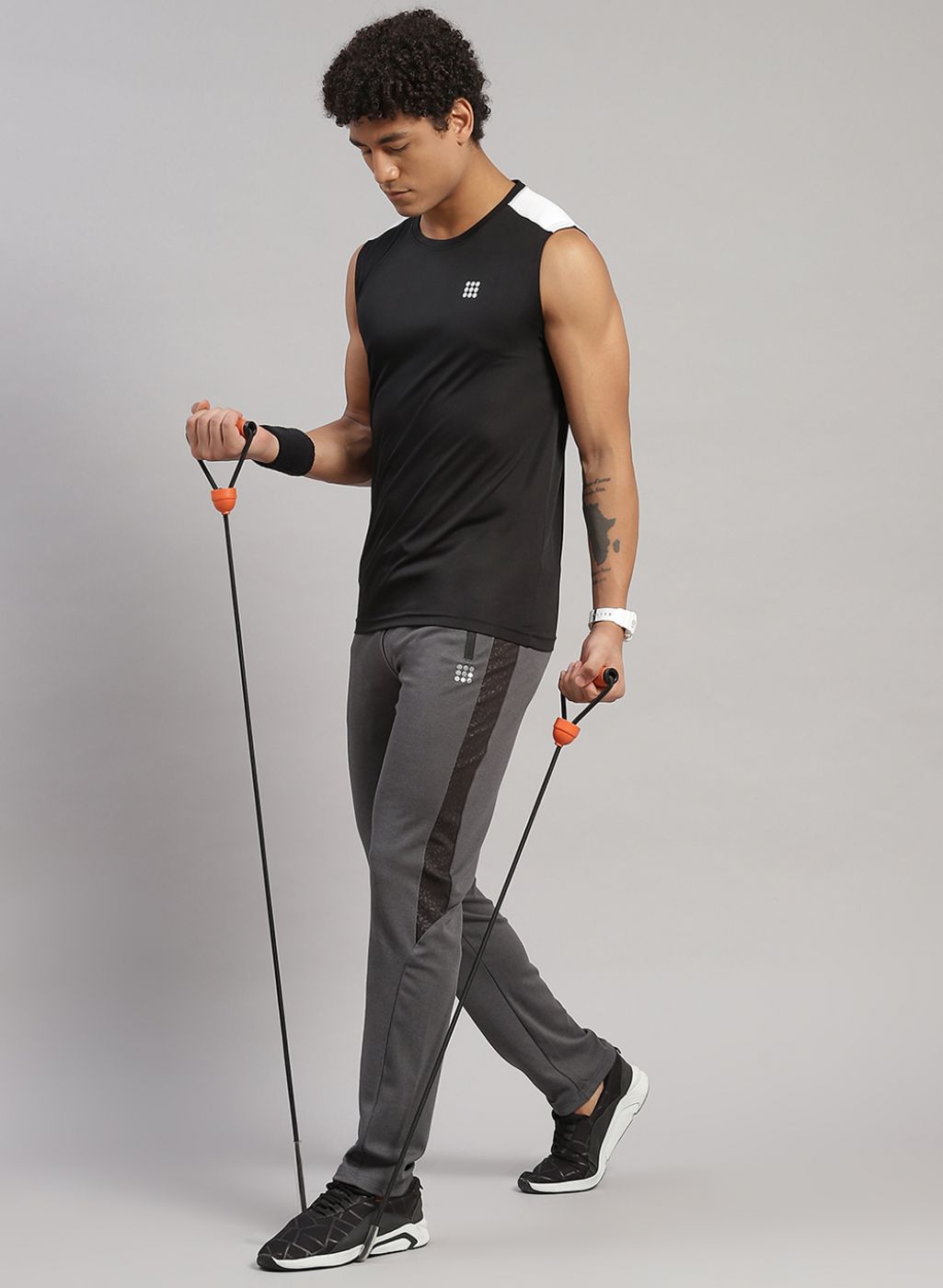 Men Grey Regular Fit Lower