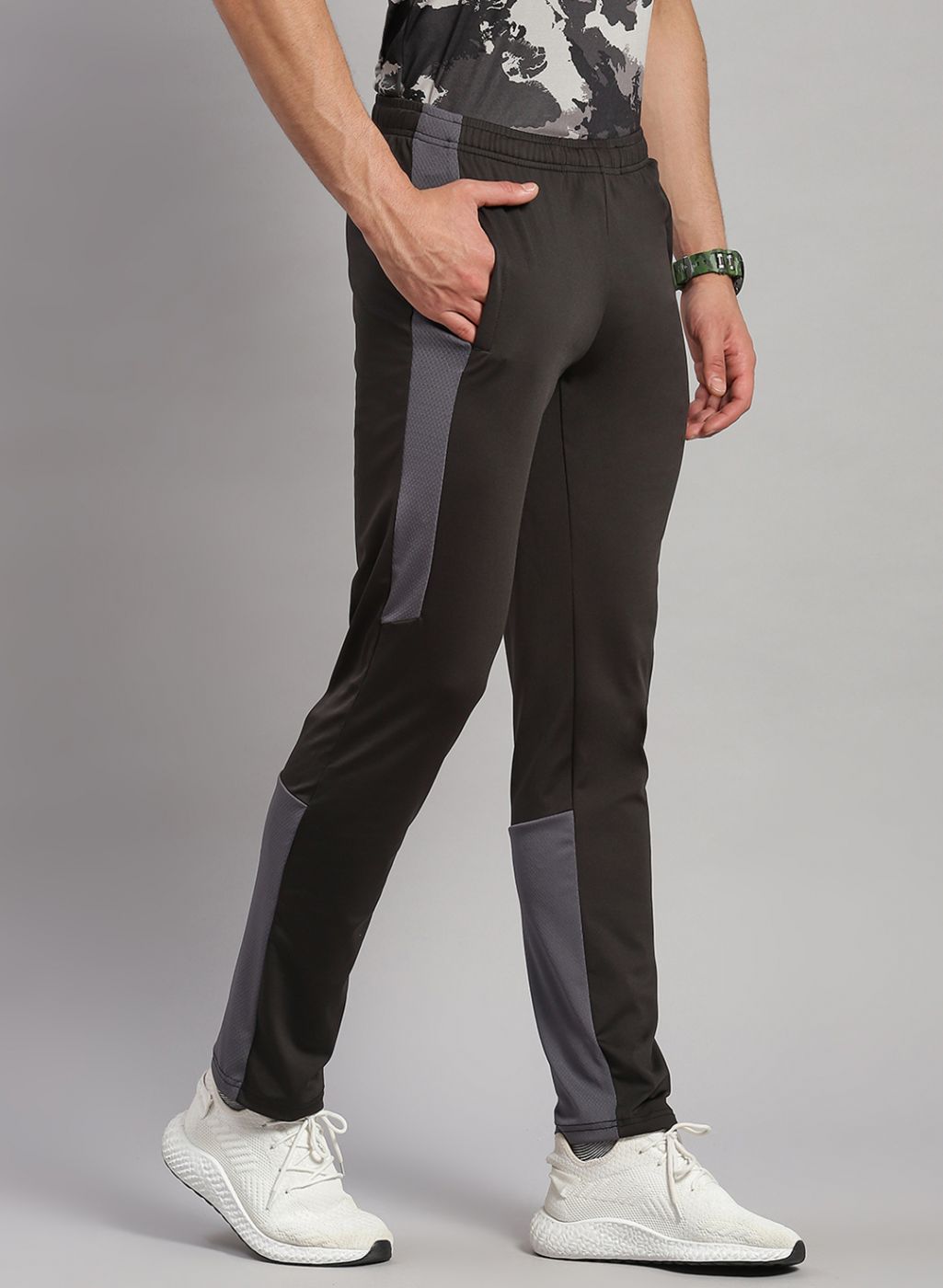 Men Black Regular Fit Lower