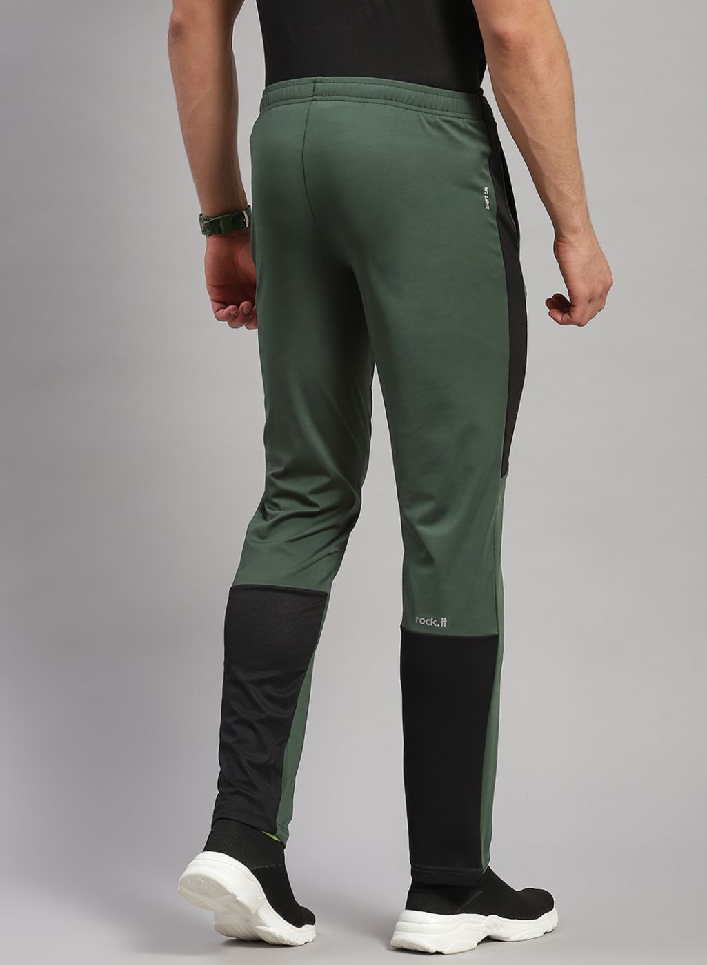 Men Olive Regular Fit Lower