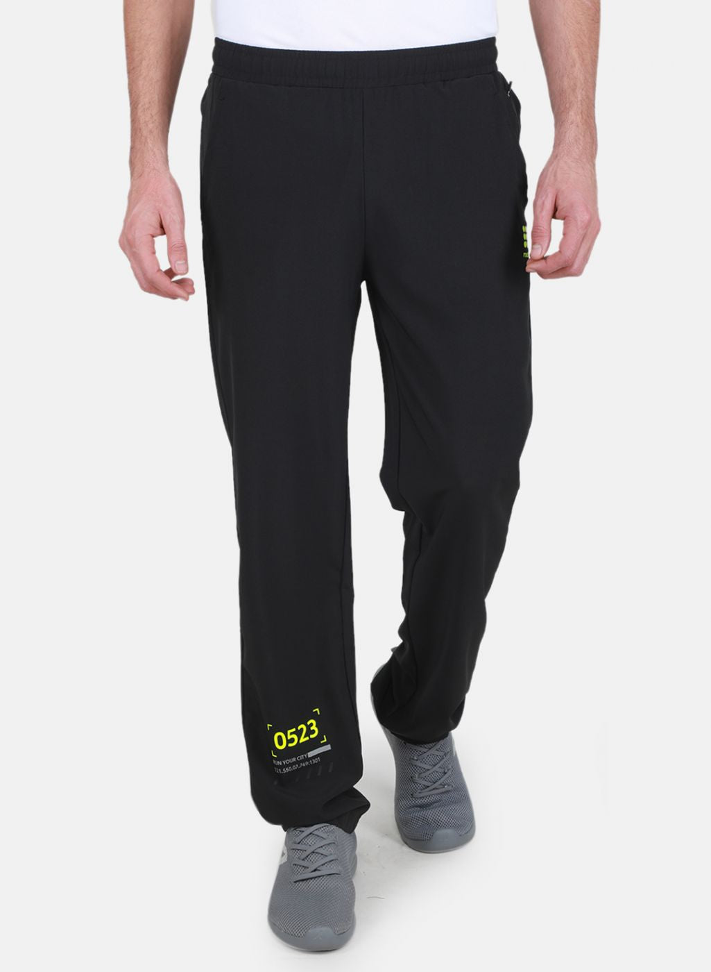 Rock-it Men Black Regular Fit Lower