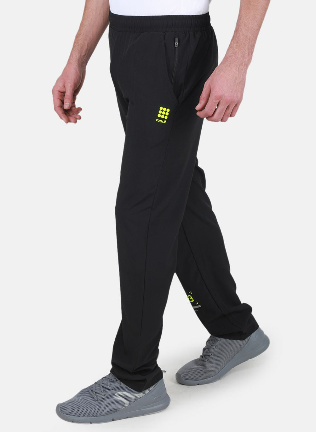 Rock-it Men Black Regular Fit Lower