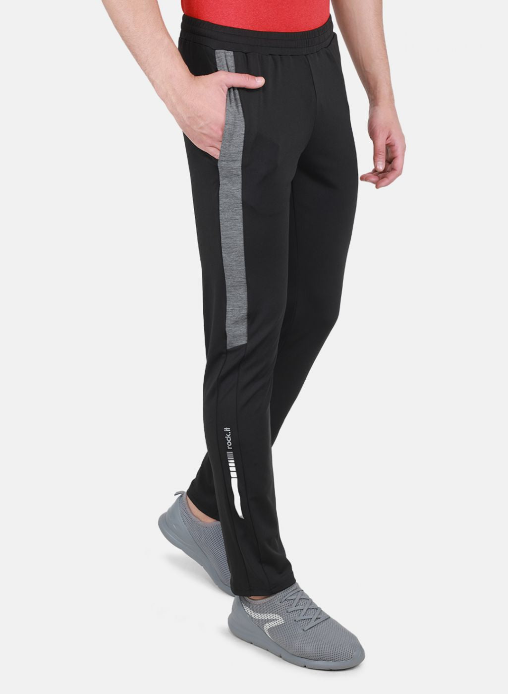 Rock-it Men Black Regular Fit Lower