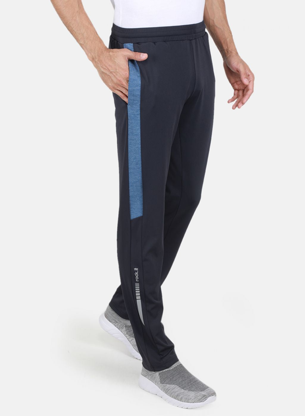 Rock-it Men NAvy Blue Regular Fit Lower