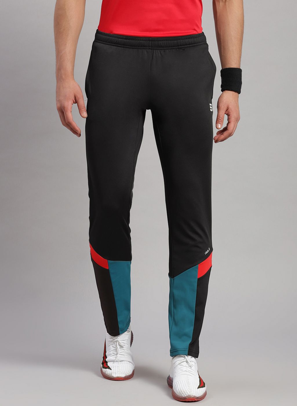 Men Black Regular Fit Lower