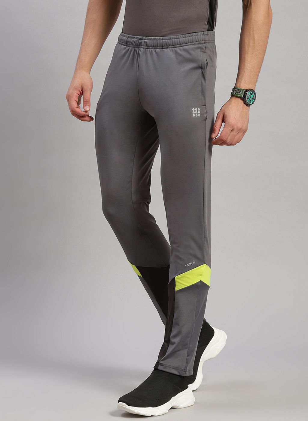 Men Grey Regular Fit Lower