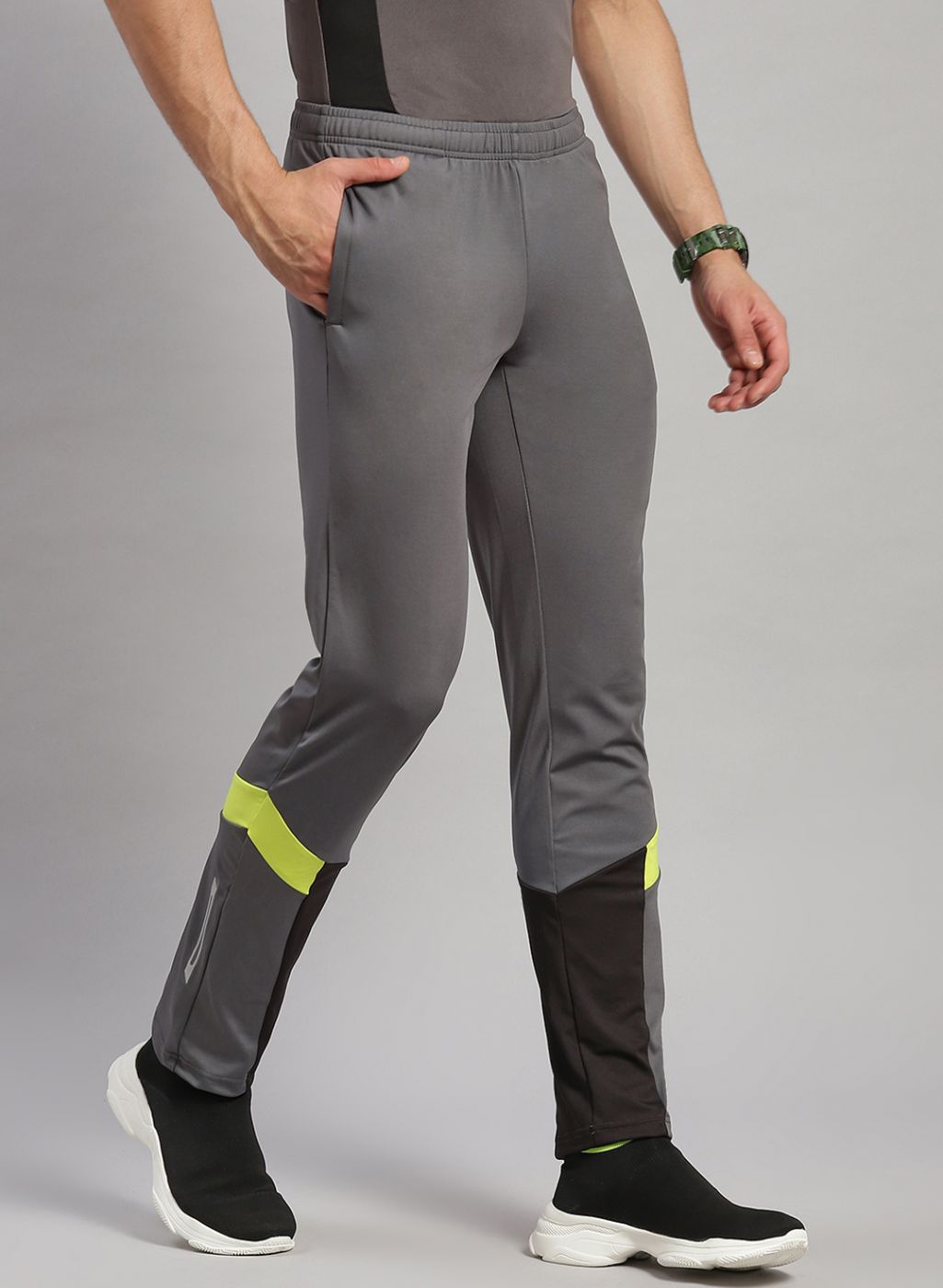 Men Grey Regular Fit Lower