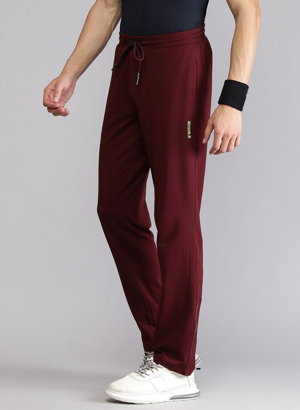 Rock-it Men Burgundy Smart Fit Lower
