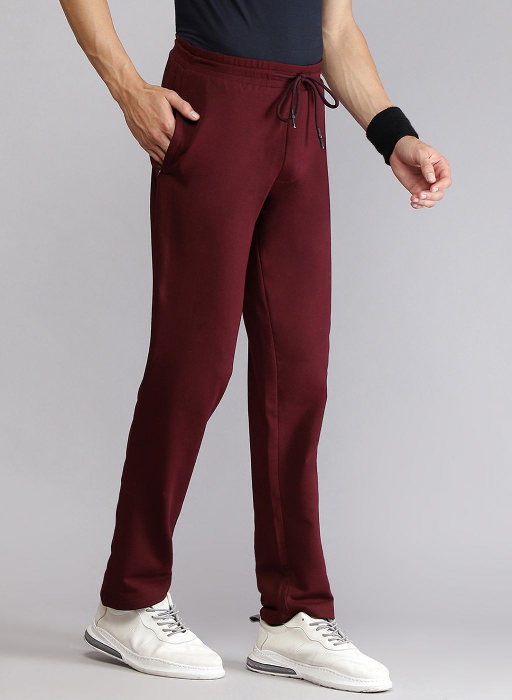 Rock-it Men Burgundy Smart Fit Lower