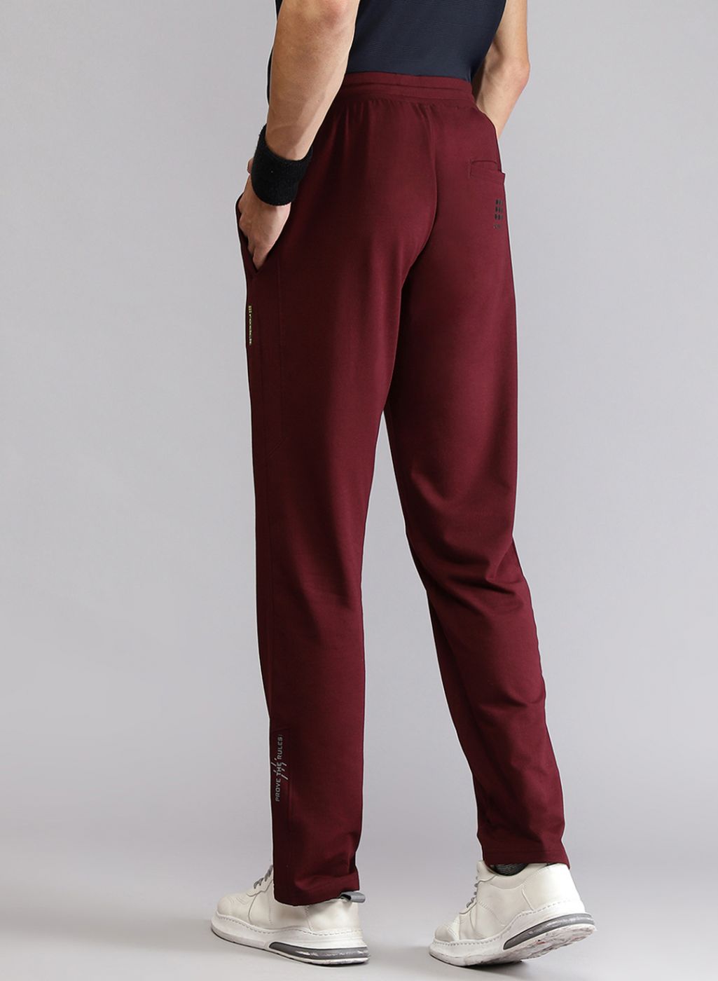 Rock-it Men Burgundy Smart Fit Lower