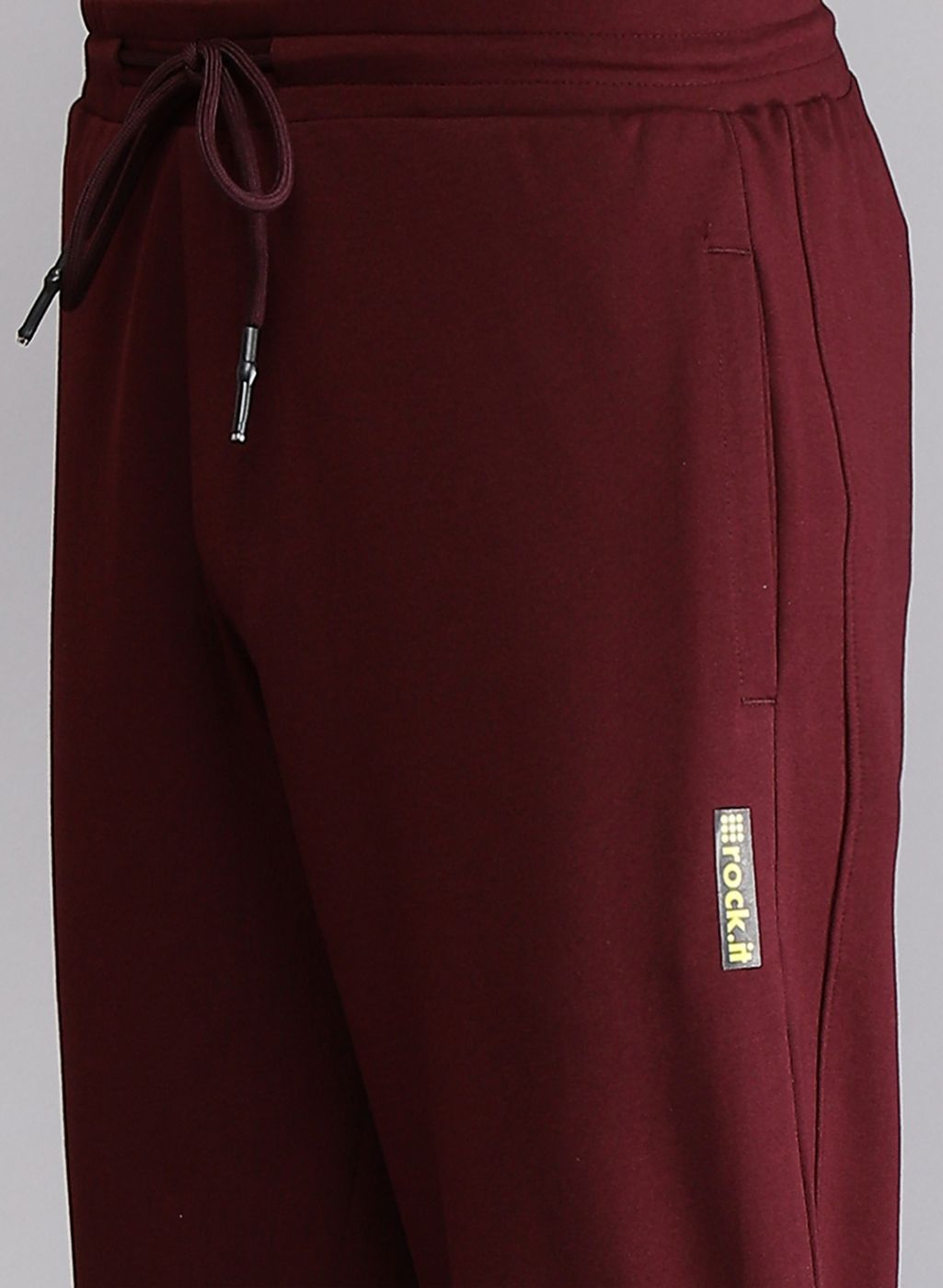 Rock-it Men Burgundy Smart Fit Lower