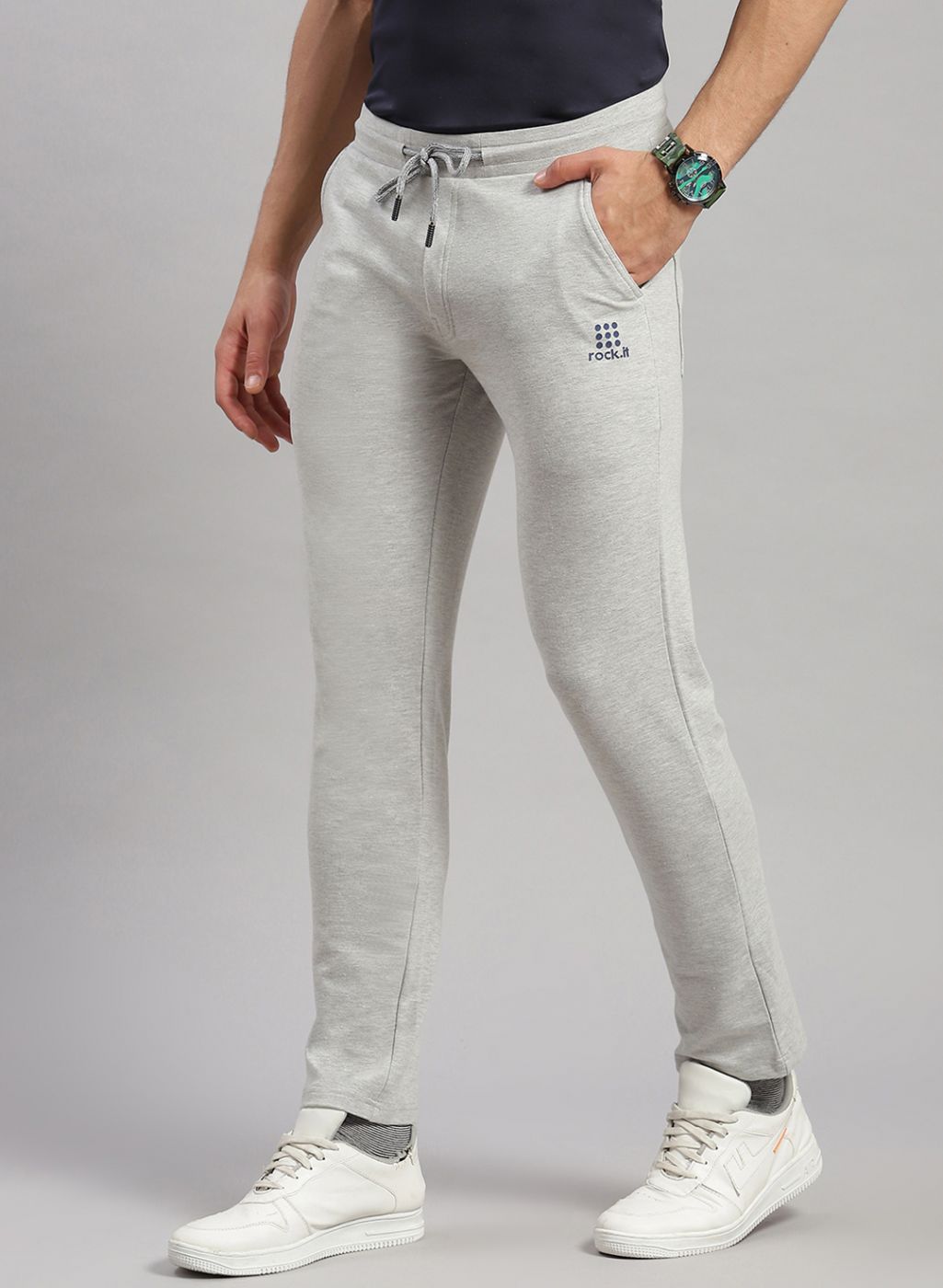 Men Grey Smart Fit Lower