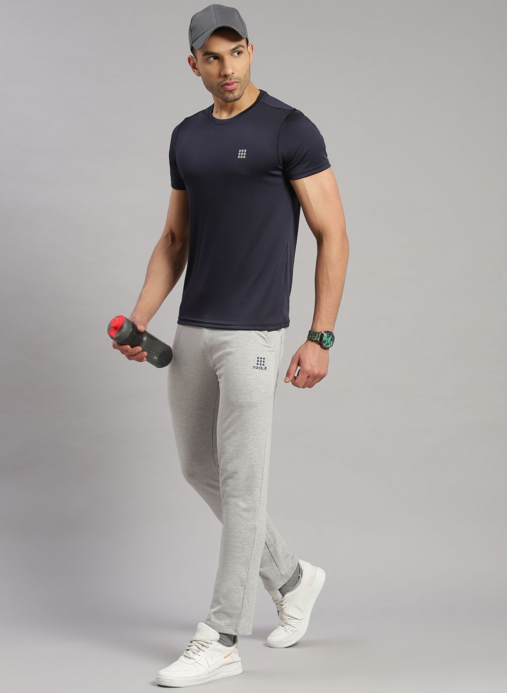 Men Grey Smart Fit Lower