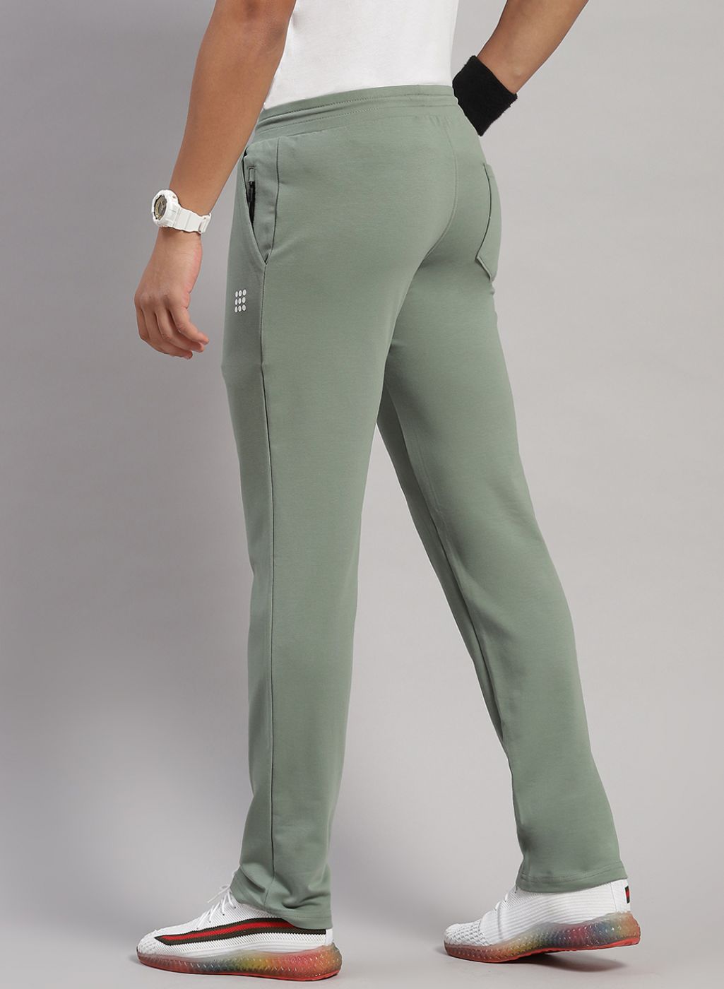 Men Green Smart Fit Lower