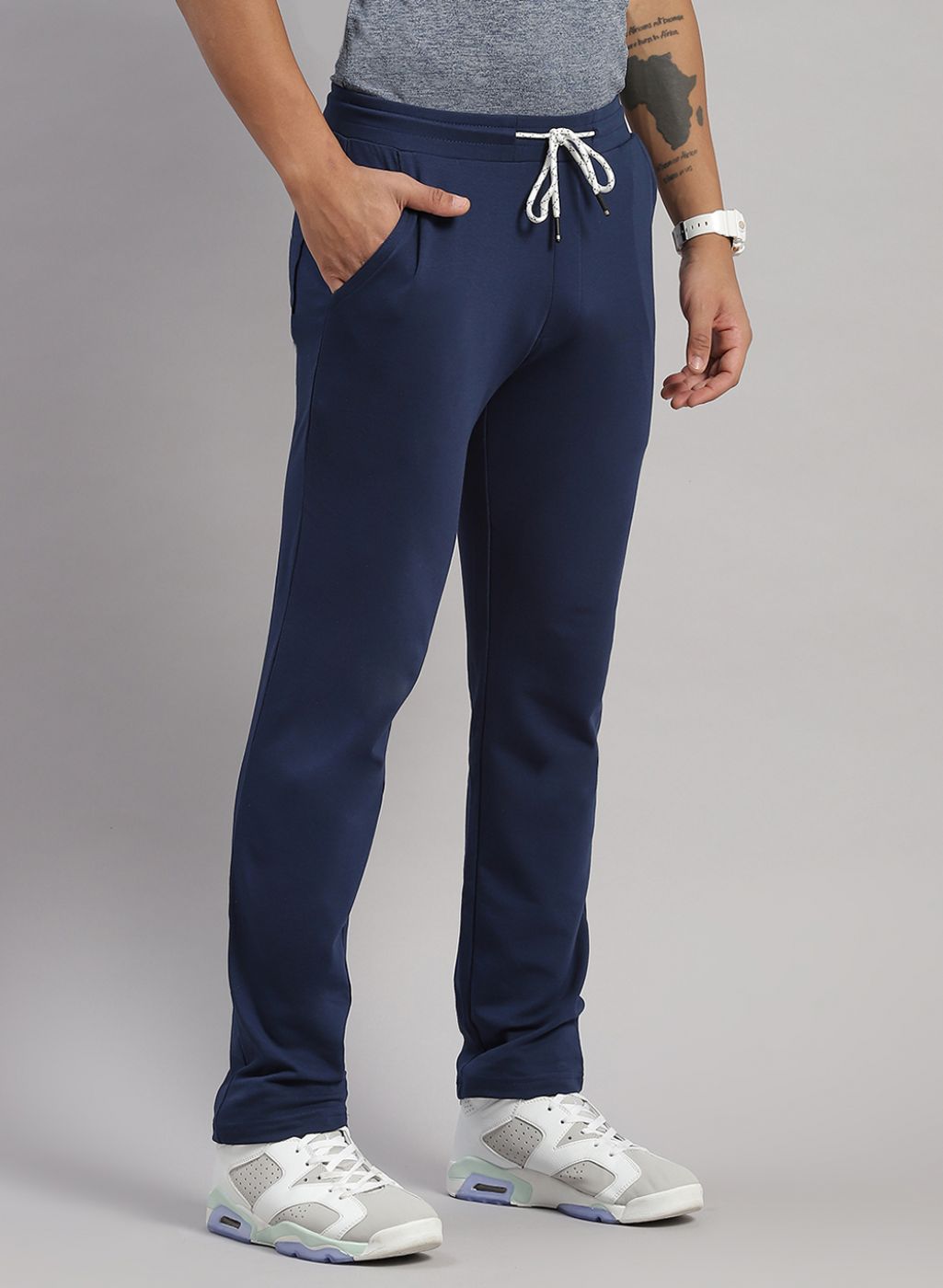 Men Blue Smart Fit Lower