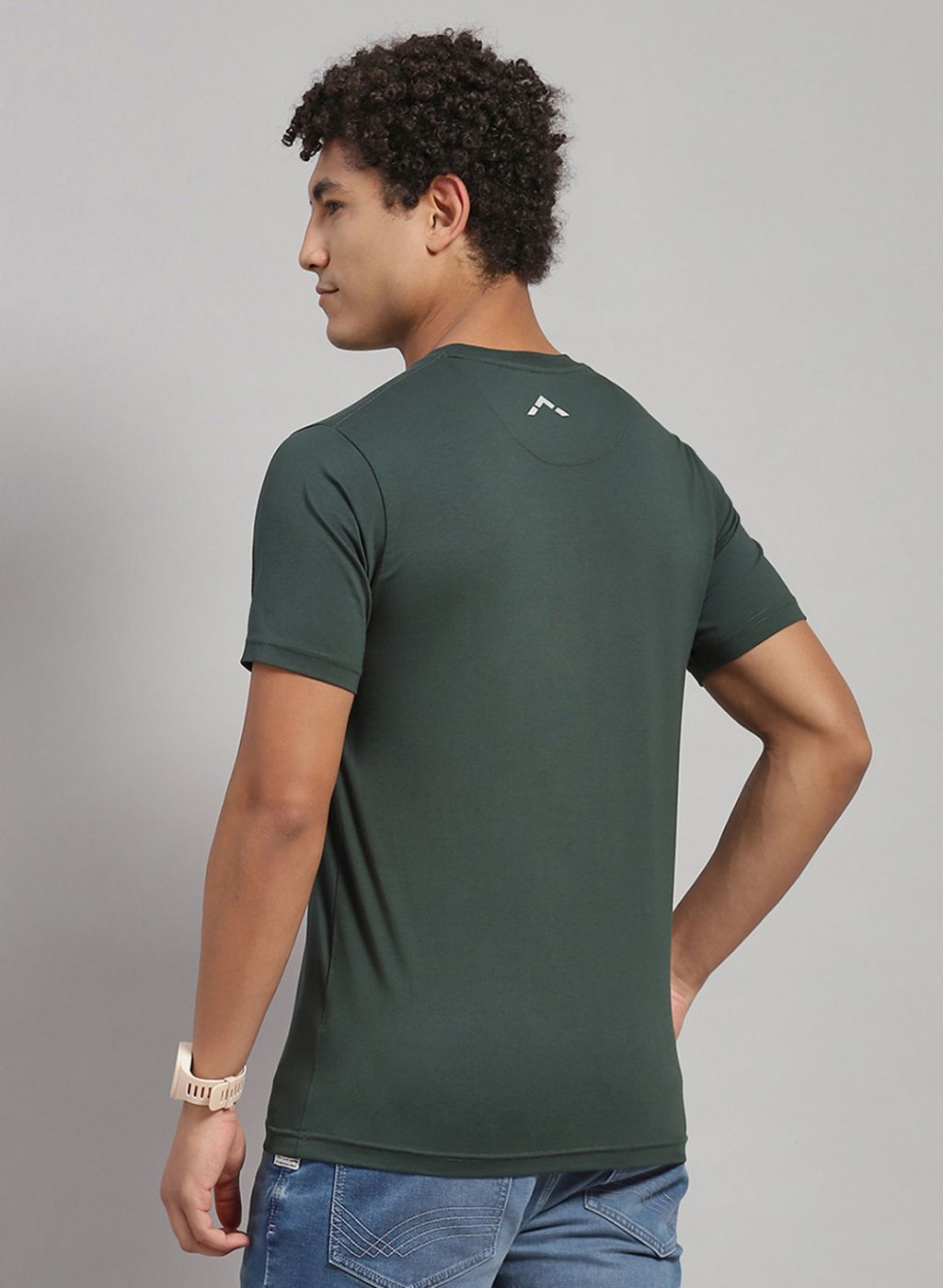Rock.it Men Green Printed T-Shirt 2 Pc