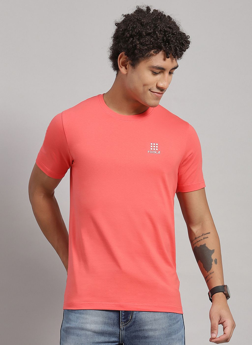 Men Yellow Solid T-Shirt 2 Pc