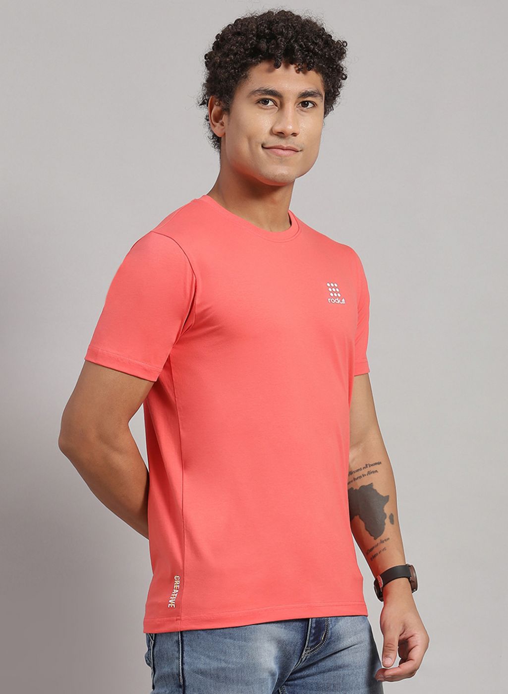 Men Yellow Solid T-Shirt 2 Pc