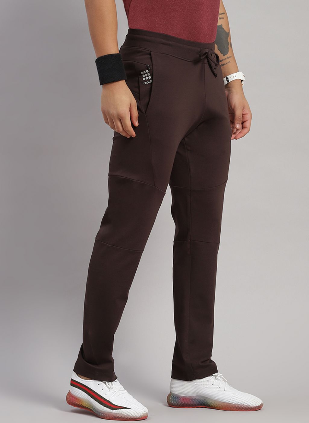 Men Maroon Regular Fit Lower