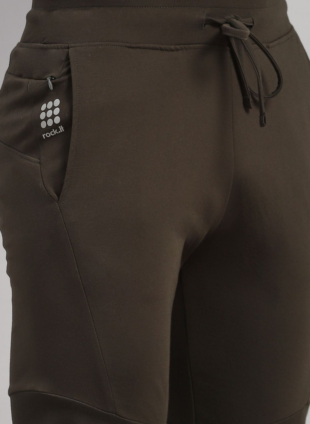 Men Olive Regular Fit Lower