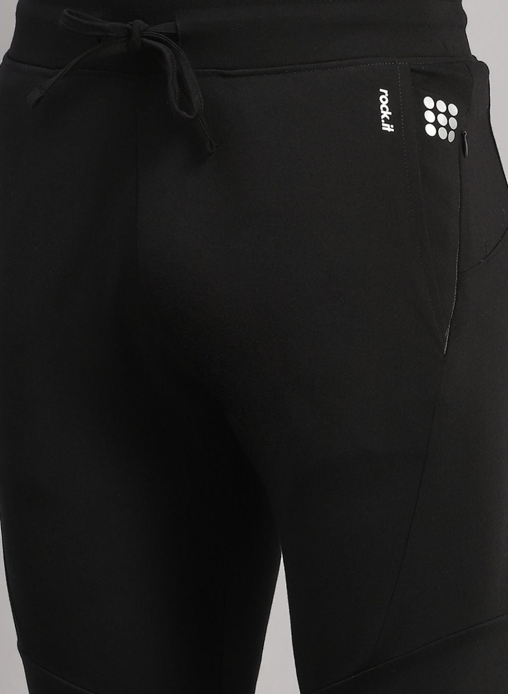 Men Black Regular Fit Jogger