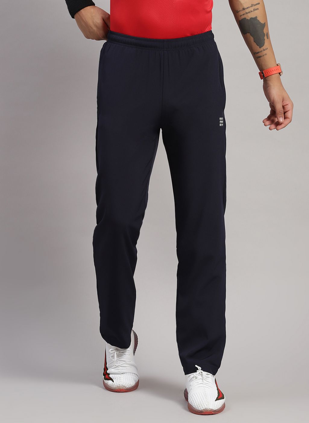 Men NAvy Blue Regular Fit Lower