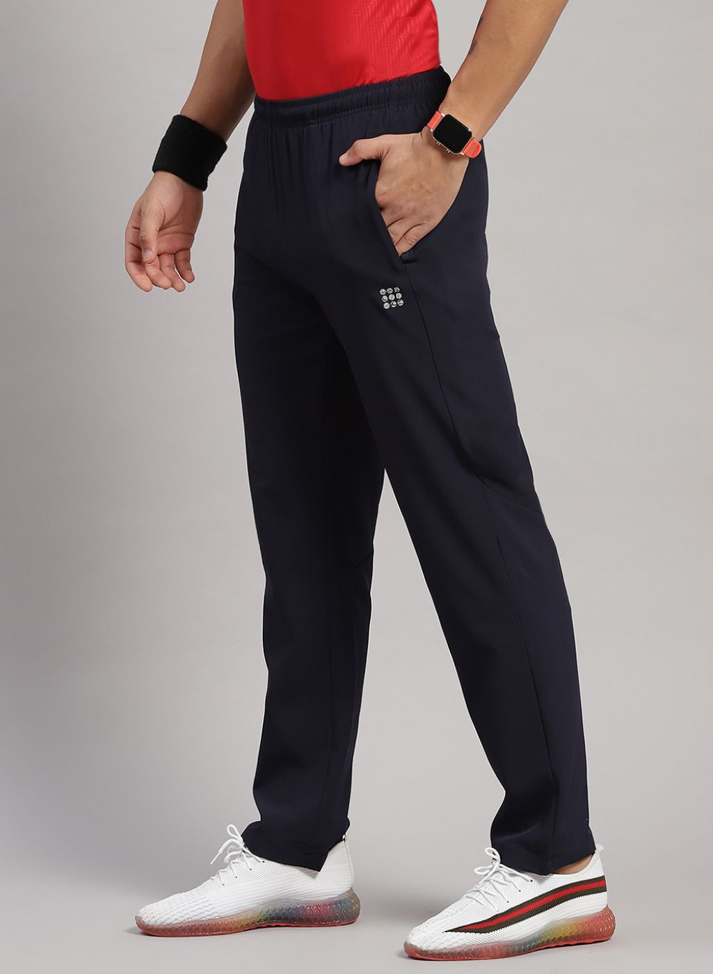 Men NAvy Blue Regular Fit Lower