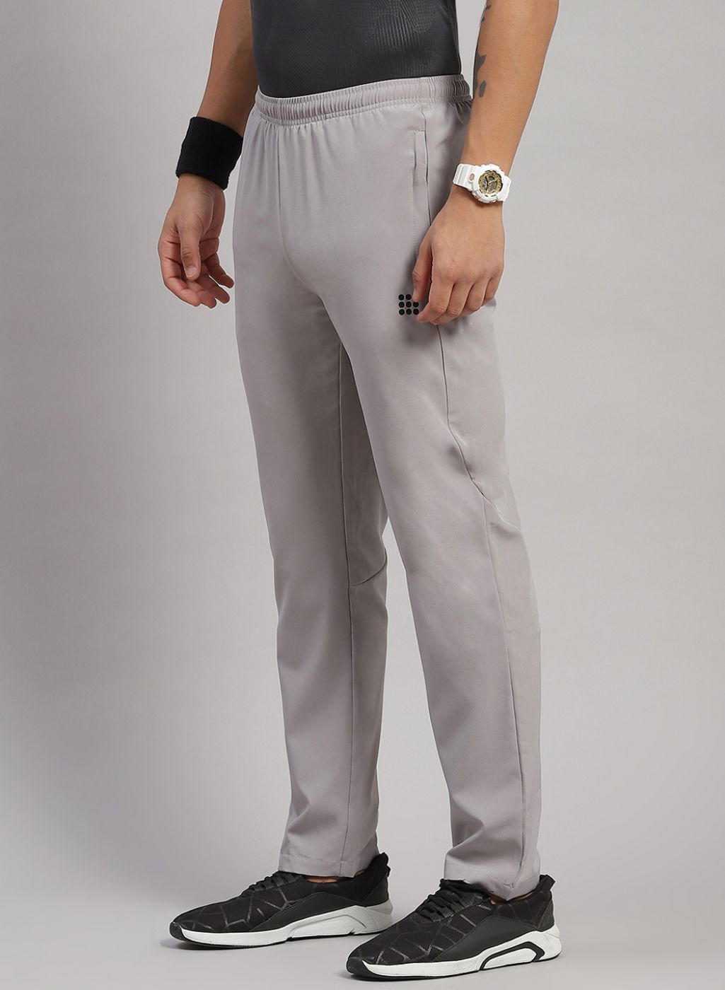 Men Grey Regular Fit Lower