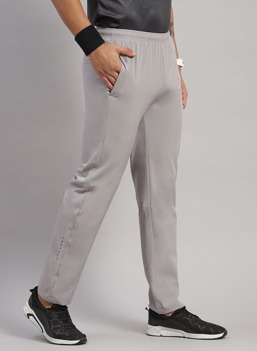 Men Grey Regular Fit Lower