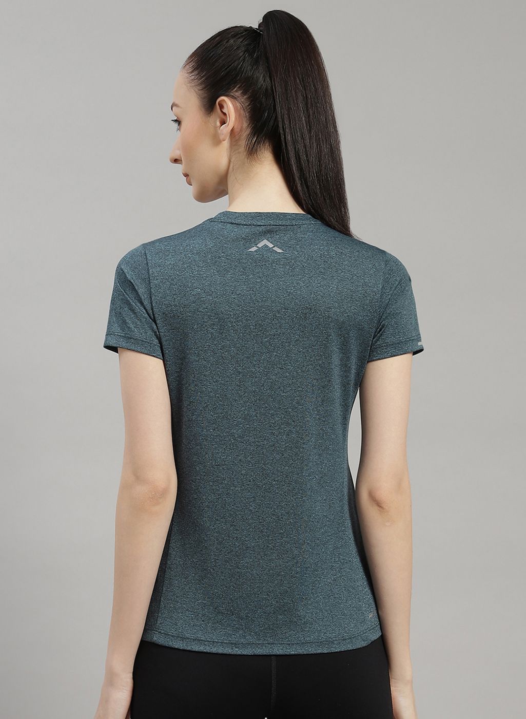 Women Green Solid Top