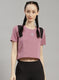 Women Purple Solid Top