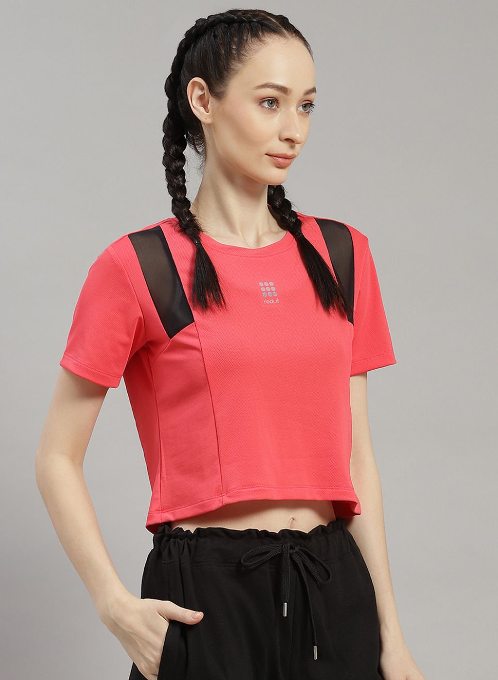 Women Pink Solid Top