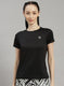 Women Black Solid Top
