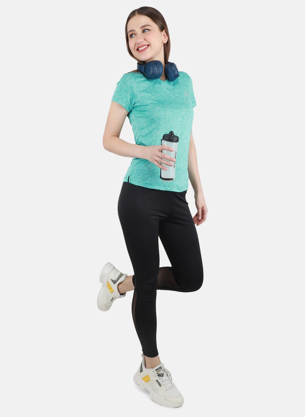 Women Sea Green Solid Top