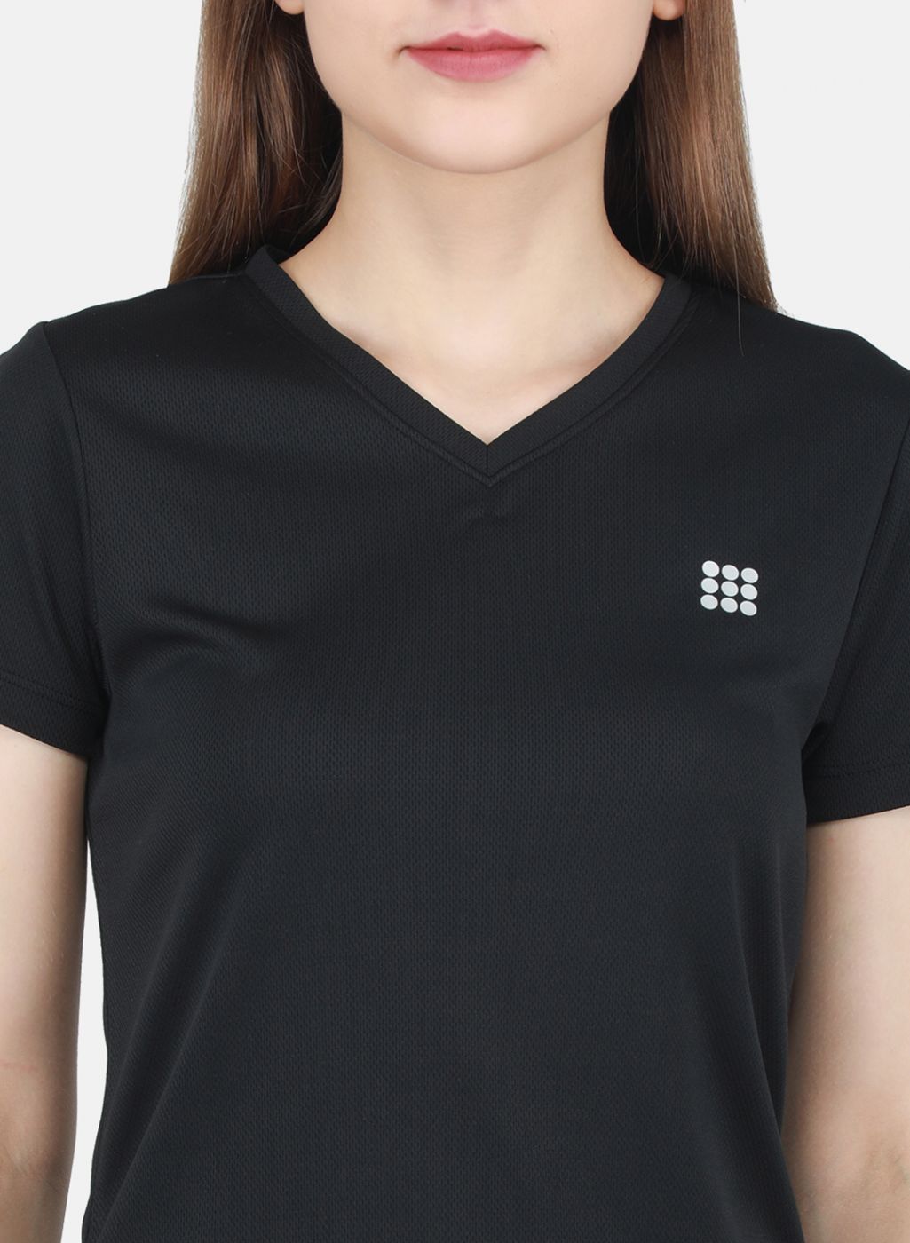 Women Black Solid Top