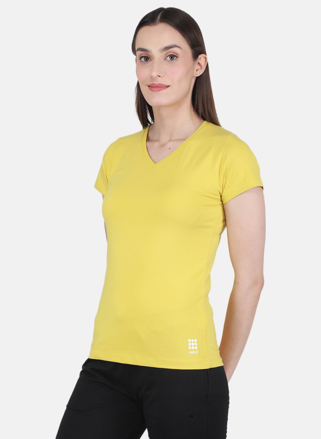 Rock-it Women Yellow Solid Top