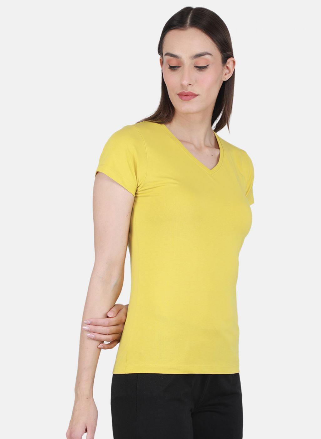 Rock-it Women Yellow Solid Top