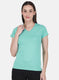 Rock-it Women Turquoise Blue Solid Top