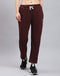 Women Maroon Solid Regular Fit Winter Lower