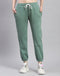 Women Green Solid Regular Fit Winter Lower