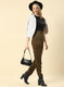 Women Olive Regular Fit Lower