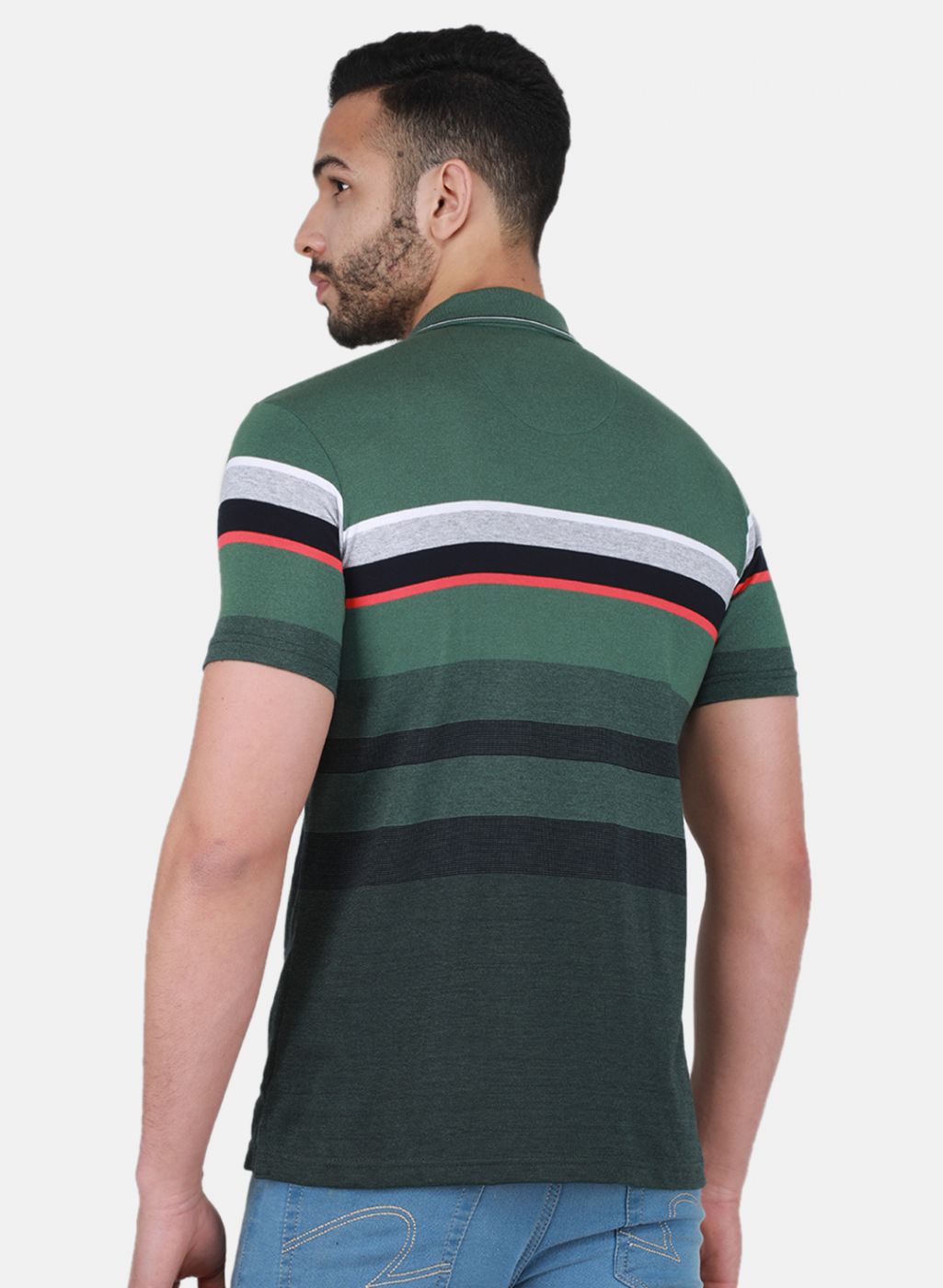 Men Green Printed T-Shirt