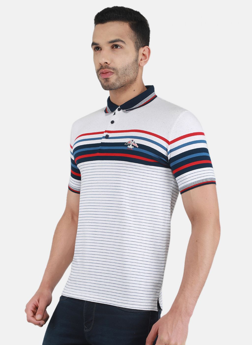 Men Off White Printed T-Shirt