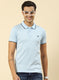 Men Blue Printed T-Shirt