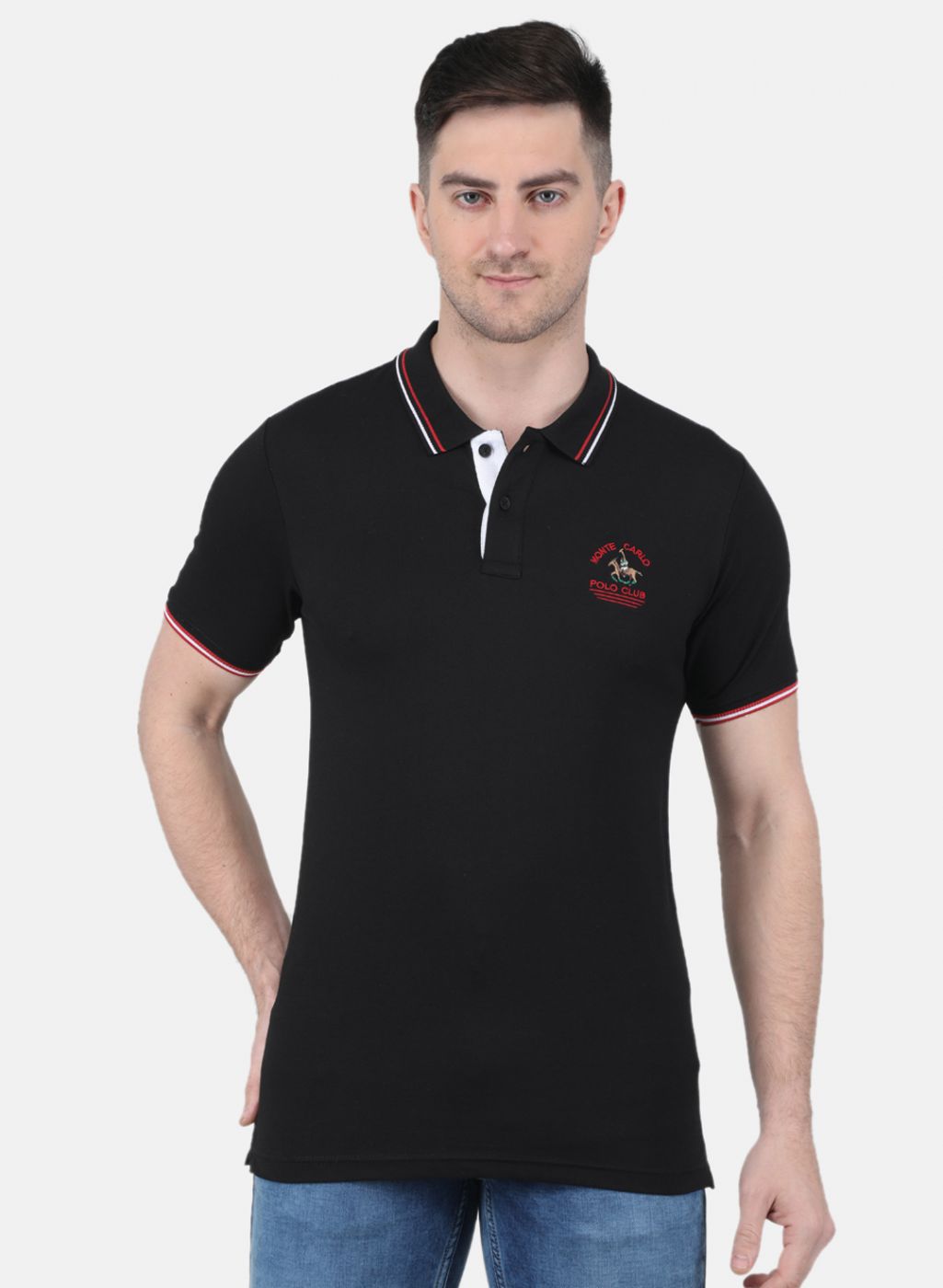 Men Black Printed T-Shirt