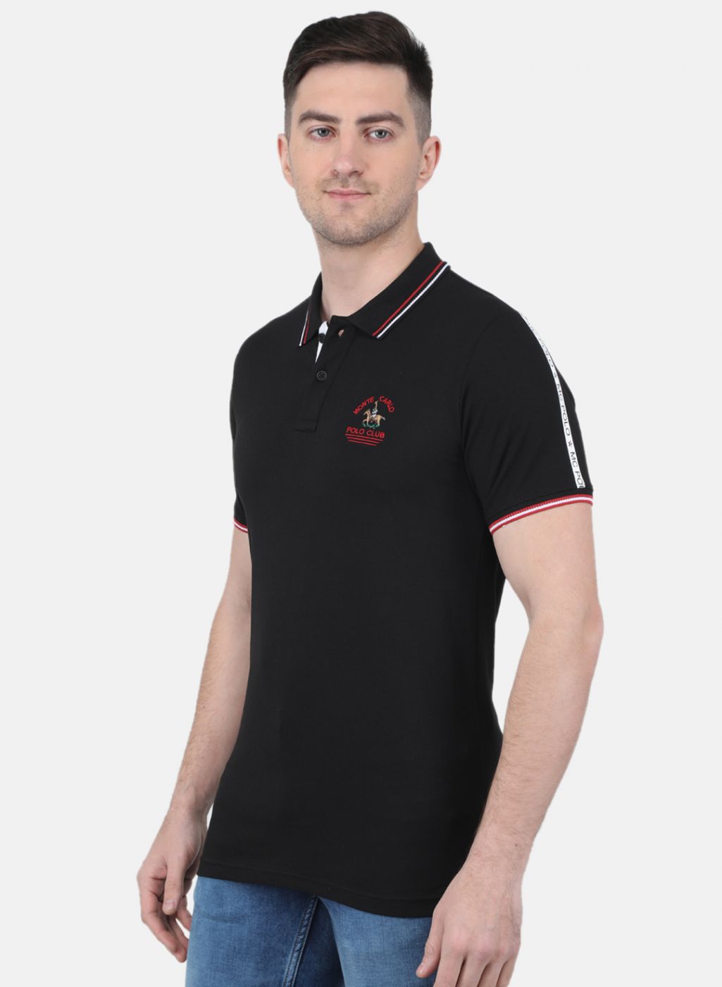 Men Black Printed T-Shirt