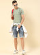 Men Green Printed T-Shirt